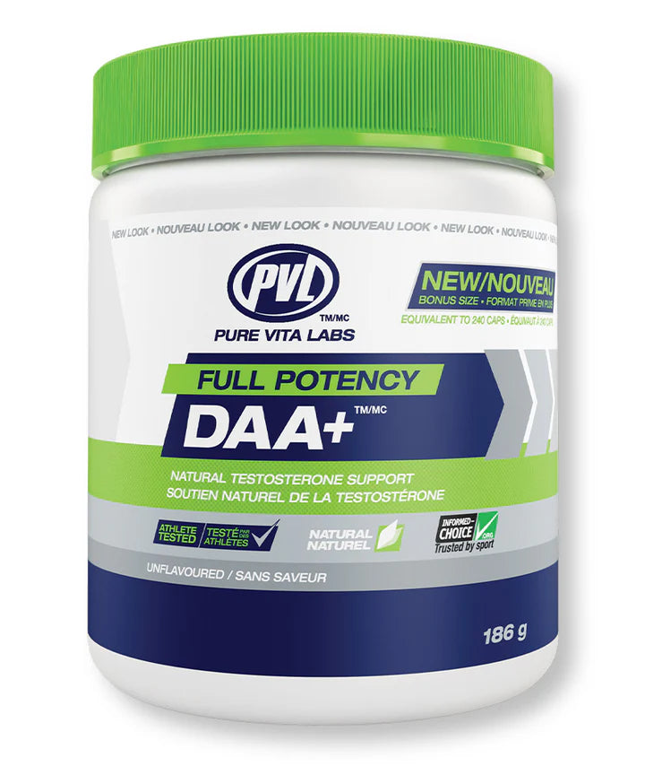 PVL Full Potency DAA+ Natural Testosterone Support