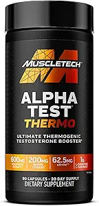 MuscleTech AlphaTest Thermo Thermogenic Testosterone Booster