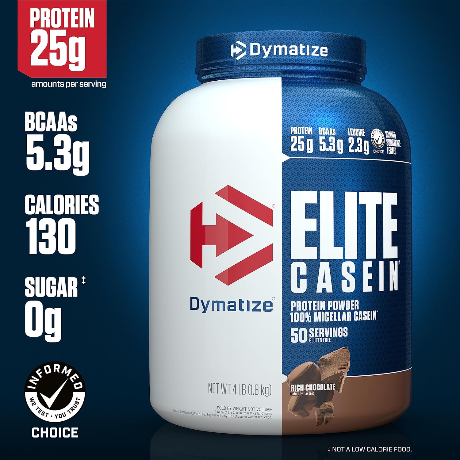 Dymatize Elite Casein - Chocolate 4lb
