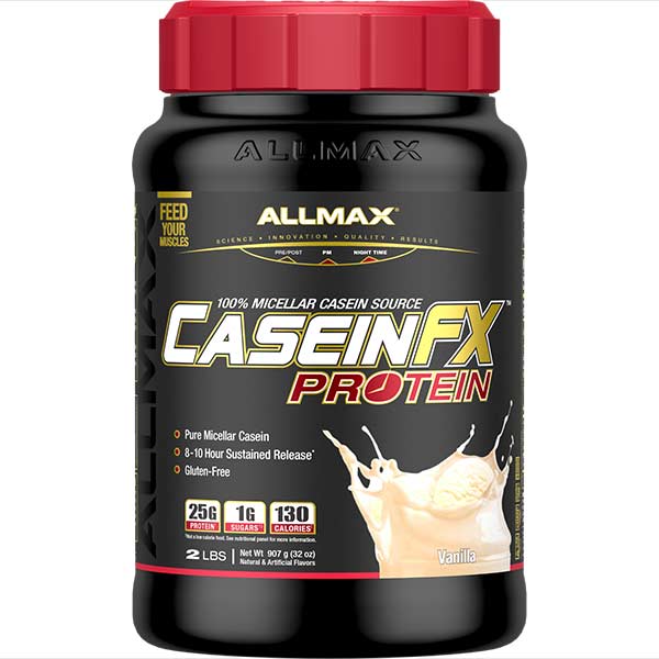 Allmax Casein-FX Protein: 100% Micellar Casein Source