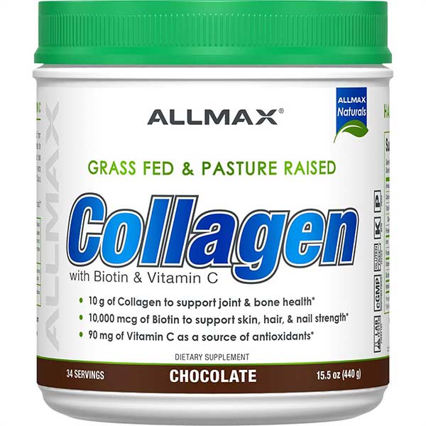 Allmax Collagen Peptides Powder + Vitamins