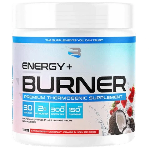 Energy+ Burner - Premium Thermogenic Supplement (Strawberry Coconut Flavor)