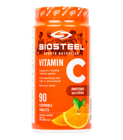 Biosteel Vitamin C Chewable Tablets - Natural Orange