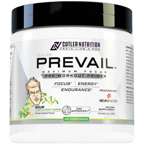 Cutler Nutrition Prevail Pre-Workout Primer - Sour Lime Gummy Worm