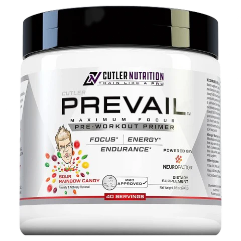 Cutler Nutrition Prevail Pre-Workout Primer - Sour Rainbow Candy