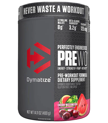 Dymatize PRE W.O. Cherry Watermelon Pre-Workout Formula